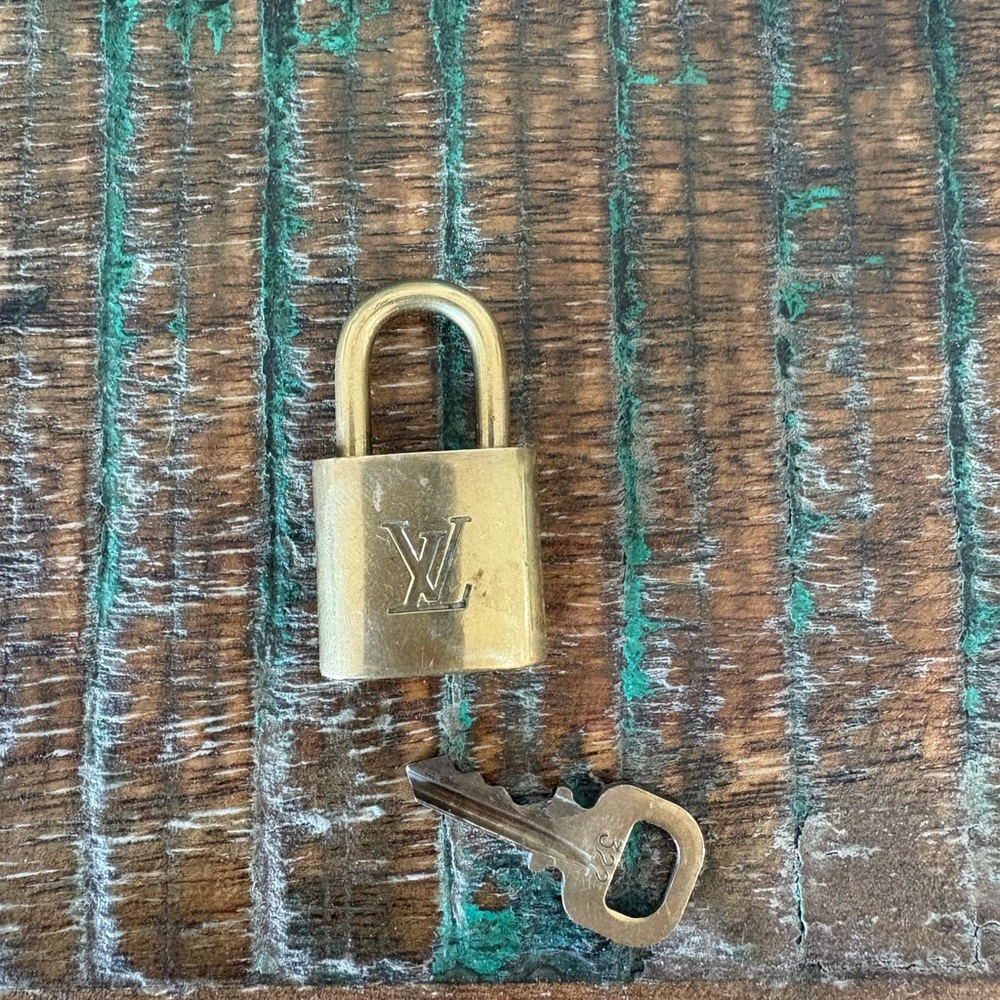 Louis Vuitton Brass Padlock with Key
